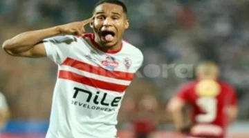 الجزيري يسجل هدف التقدم للزمالك في مواجهته أمام فريق سموحة بالدوري المصري