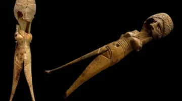 دمية جنائزية من مقبرة الشاخورة الأثرية في البحرين