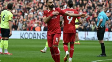 محمد صلاح يعبر عن استيائه من أداء ليفربول في مواجهة ساوثهامبتون