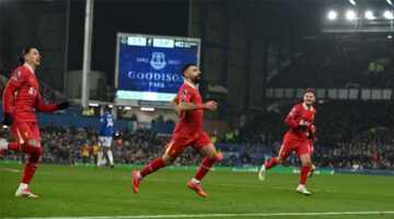 محمد صلاح يتصدر ترتيب الهدافين في الدوري الإنجليزي بعد هدفه الحاسم في ديربي ليفربول وإيفرتون