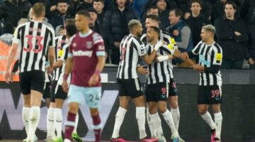 نيوكاسل يتغلب على وست هام بهدف نظيف في مباراة صعبة بالدوري الإنجليزي