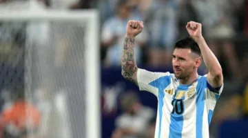ميسي يعبر عن سعادته بعد فوز الأرجنتين على البرازيل في تصفيات المونديال