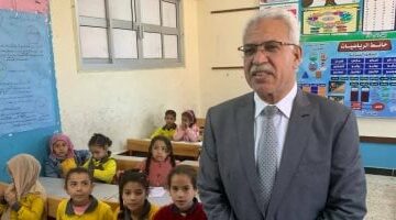 وكيل تعليم الإسماعيلية يتفقد انتظام العملية التعليمية في مدارس القنطرة غرب