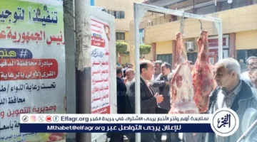قافلة اللحوم تصل المنصورة وتمي الأمديد اليوم بسعر 260 جنيه فقط