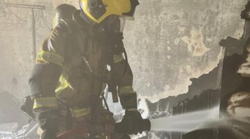 إصابة 8 أشخاص في حريقين بمشرف وحولي
