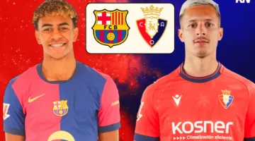 موعد مباراة برشلونة ضد أوساسونا اليوم في الليغا والقنوات الناقلة 2025