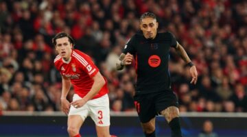 برشلونة يتغلب على بنفيكا بشق الأنفس في مواجهة مثيرة بدوري أبطال أوروبا