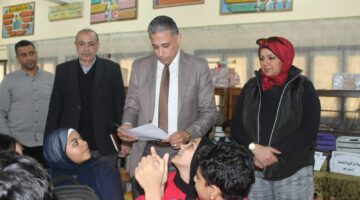وكيل وزارة التعليم بالجيزة يزور مدارس 6 أكتوبر وجنوب الجيزة لتقييم الانضباط وجودة التعليم