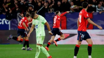 موعد مباراة برشلونة وأوساسونا المؤجلة في الدوري الإسباني والقنوات الناقلة