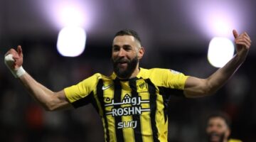 كريم بنزيما يقترب من كسر رقم حمد الله التاريخي في دوري روشن