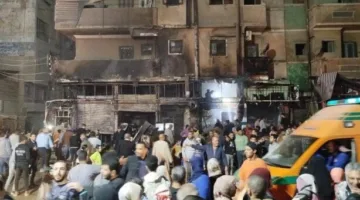 حريق مطعم مشويات بالمنيا يتسبب في تفحم 4 محلات وإصابة 3 أشخاص