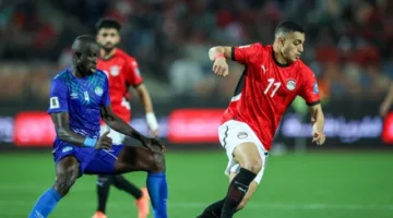 مصطفى محمد يعتذر عن رد فعله بعد استبداله في مباراة سيراليون