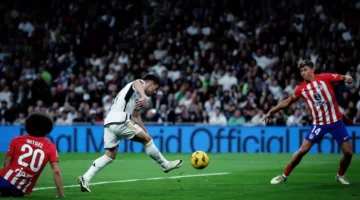 براهيم دياز يسجل الهدف الثاني لريال مدريد ضد أتلتيكو في دوري أبطال أوروبا