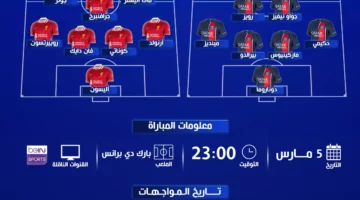 موعد مباراة ليفربول وباريس سان جيرمان في دوري أبطال أوروبا والقناة الناقلة