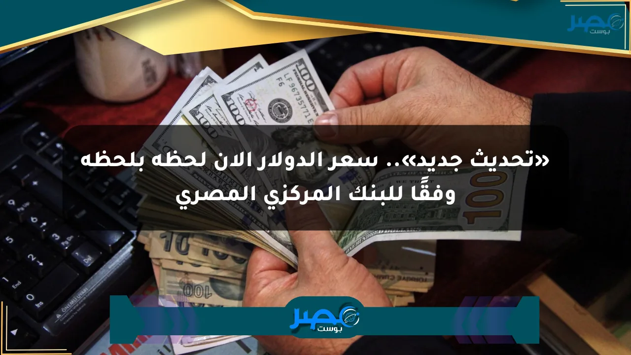 نيوز برو : «تحديث جديد».. سعر الدولار الآن لحظة بلحظة وفقًا للبنك المركزي المصري