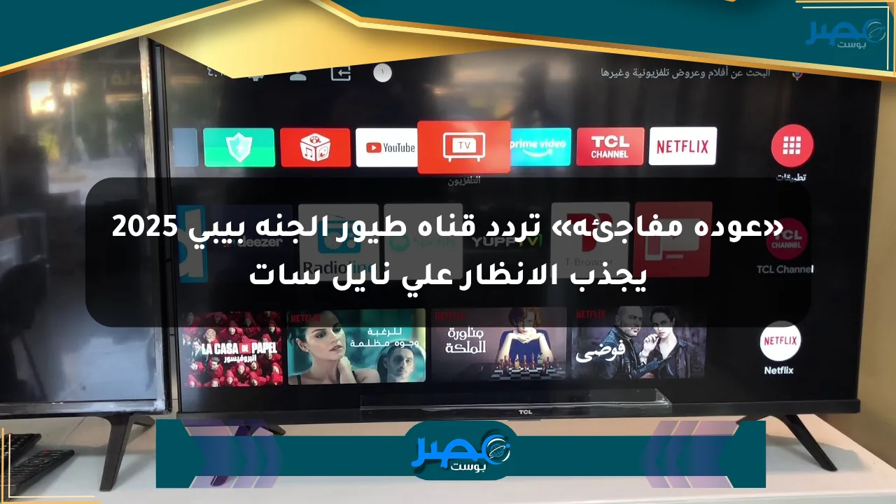 نيوز برو : «عودة مفاجئة» تردد قناة طيور الجنة بيبي 2025 يجذب الأنظار على نايل سات