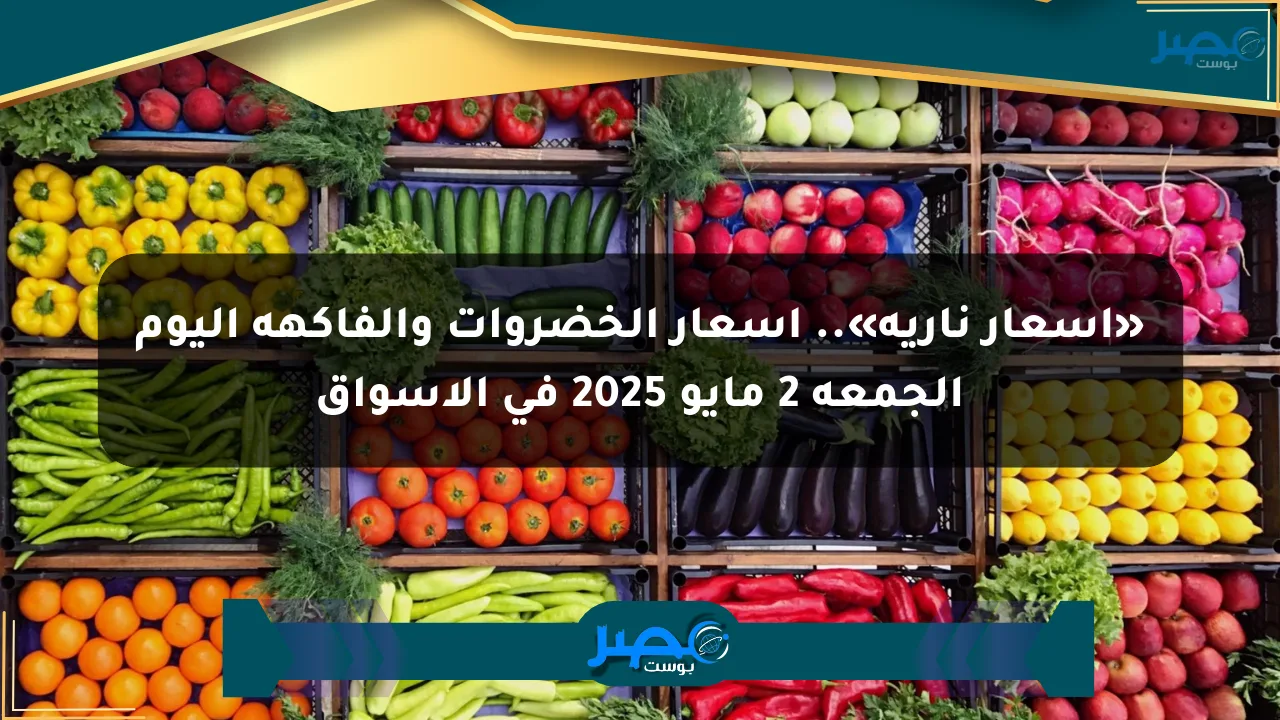 نيوز برو : «أسعار نارية».. أسعار الخضروات والفاكهة اليوم الجمعة 2 مايو 2025 في الأسواق